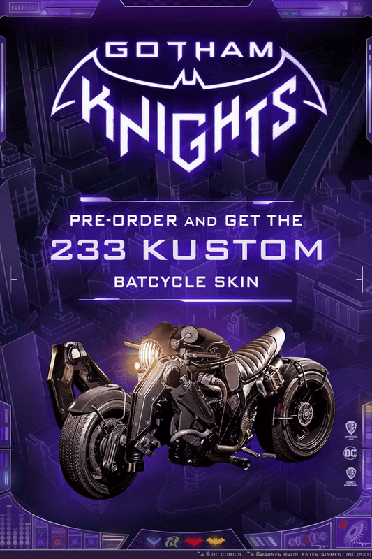 Gotham Knights - 233 Kustom Batcycle Skin EU DLC PS4 CD Key