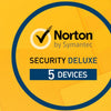 Clave Norton Security Deluxe (90 días / 5 dispositivos)