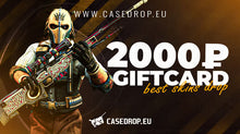 Tarjeta regalo Casedrop.eu 2000 RUB P-Card CD Key