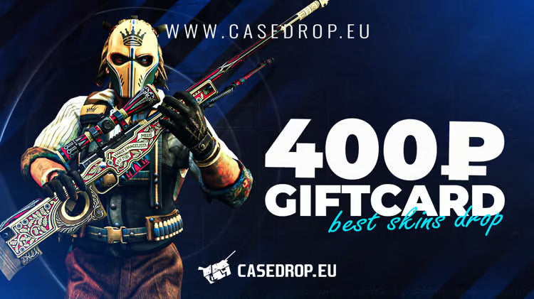 Tarjeta regalo Casedrop.eu 400 RUB P-Card CD Key