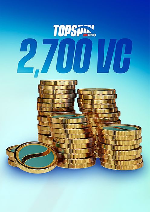 TopSpin 2K25 - Paquete de 2.700 monedas virtuales XBOX One/Series CD Key