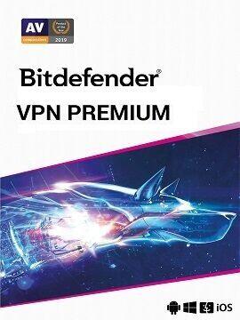 Clave Bitdefender Premium VPN 2024 (1 año / 10 dispositivos)