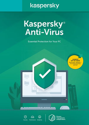 Llave Kaspersky Anti Virus 2024 (1 Año / 1 Dispositivo)