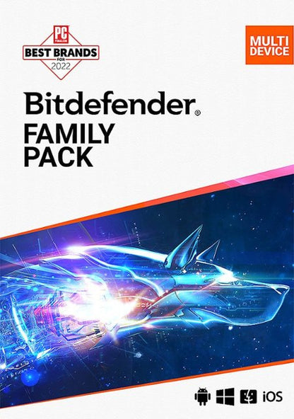 Bitdefender Family Pack 2024 International Key (2 Años / 15 Dispositivos)