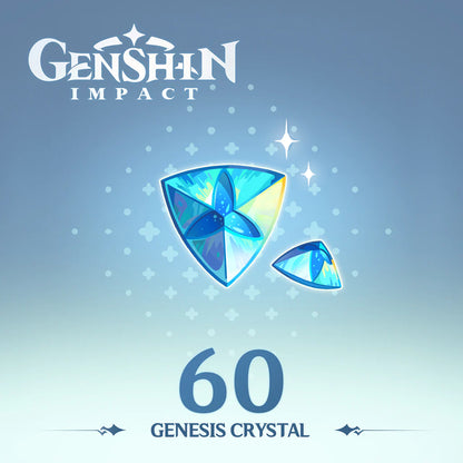 Genshin Impact - Vale de 60 Cristales de Génesis Reidos