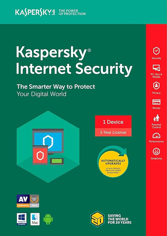 Llave Kaspersky Internet Security 2024 MIDDLE EAST (1 Año / 1 Dispositivo)