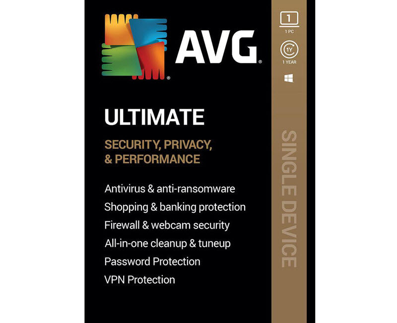 Clave de AVG Ultimate para Windows 2024 (1 año / 1 PC)