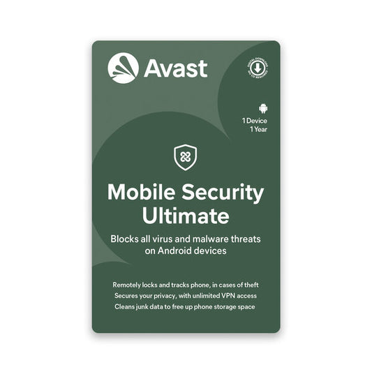 Avast Ultimate Mobile Security Premium para Android 2024 Clave (1 Año / 1 Dispositivo)