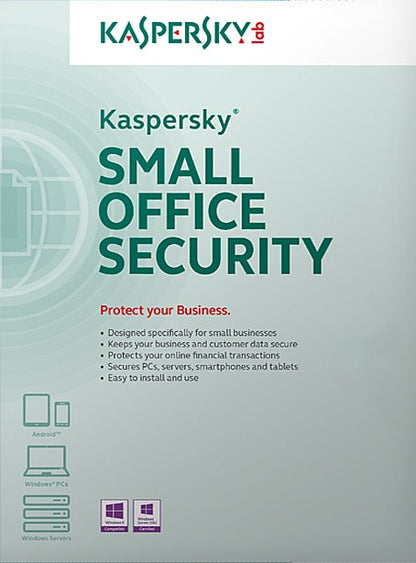 Kaspersky Small Office Security (5 PCs / 1 Servidor / 5 Móviles / 1 Año)