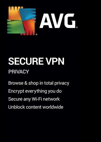 Clave AVG Secure VPN (1 año / 10 dispositivos)