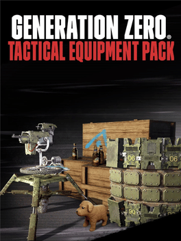 Generation Zero - Paquete de equipamiento táctico DLC Steam CD Key