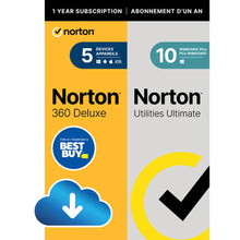 Norton 360 Deluxe + Utilities Ultimate 2024 EU Key (1 año / 5 dispositivos) + 50 GB de almacenamiento en la nube