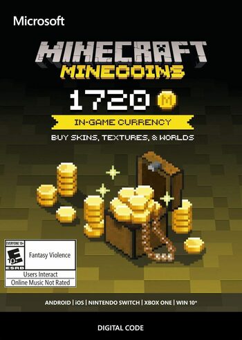 Minecraft Minecoins Pack: 1720 Monedas EU CD Key