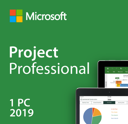 Clave global de Microsoft Project Pro 2019