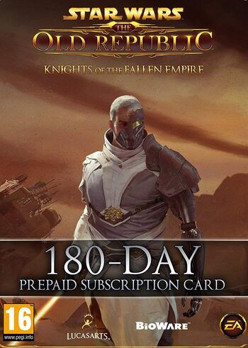 Star Wars: The Old Republic 180 Días Tarjeta de Tiempo Global Sitio web oficial CD Key