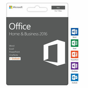 Microsoft Office Hogar y Empresa 2016 Retail Key  MAC Global